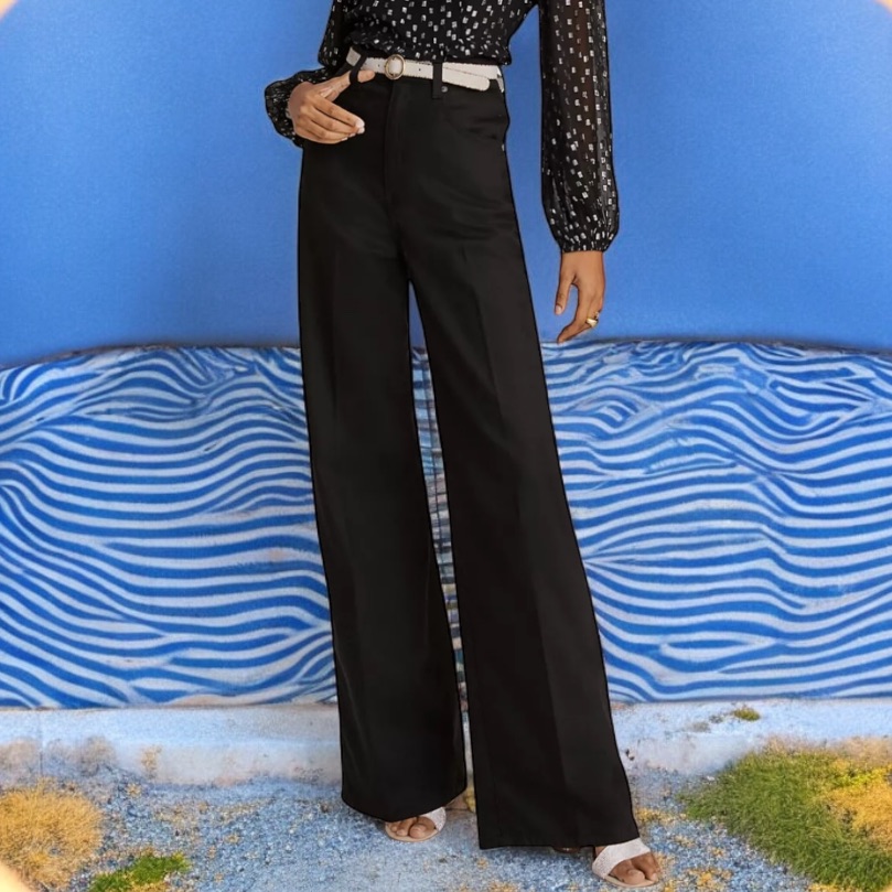 Ag Deven High-Rise Ultra Wide-Leg Jeans